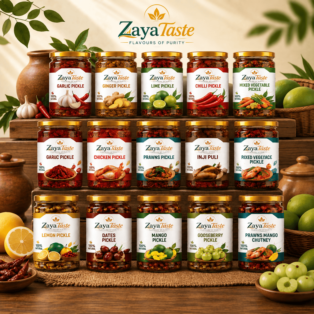 Premium Pickles - Zaya Taste